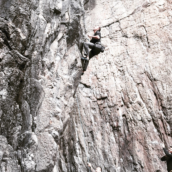 Staying grounded while rock climbing in Hong Kong